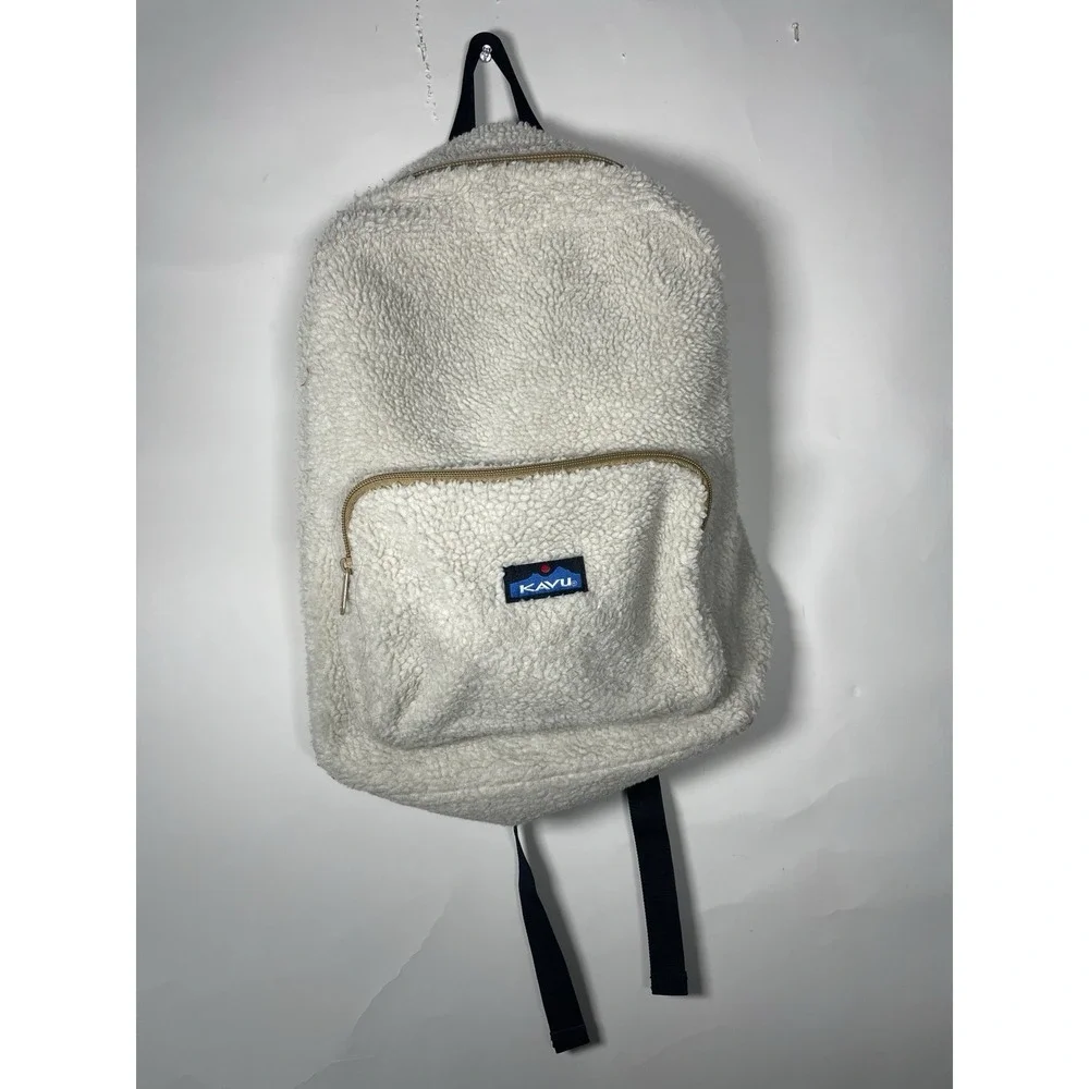 Kavu  Fleece In Birch‎ Sherpa Padded Strap Backpack